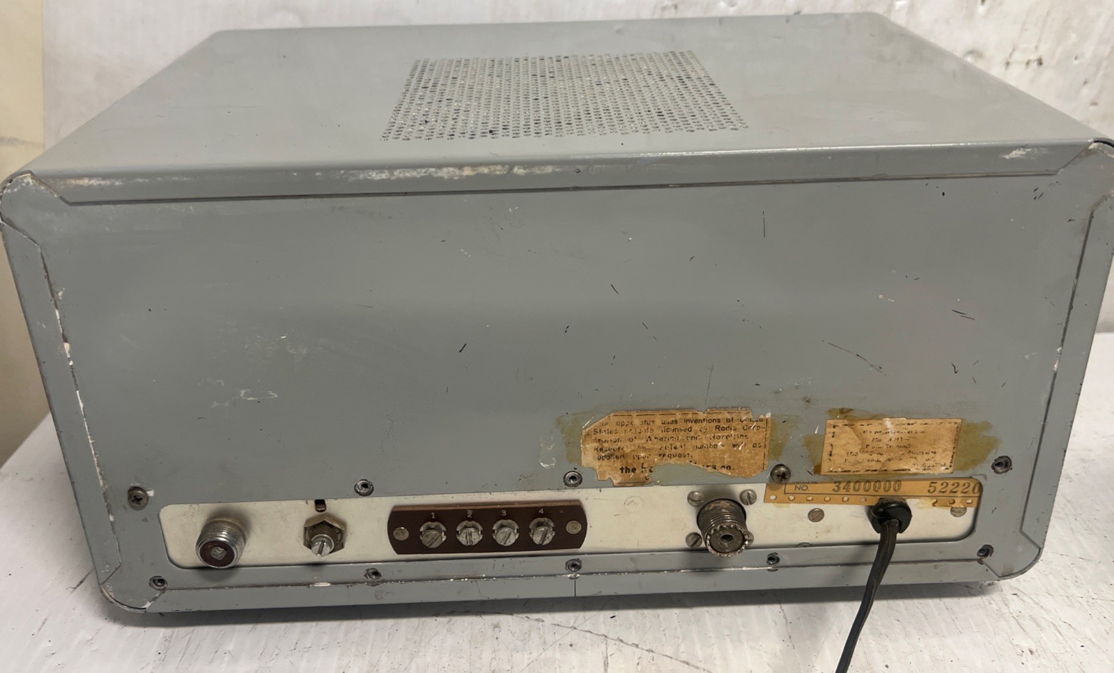 Hallicrafters HT-40 Radio Transmitter Re-Capped Works Please Read description.
