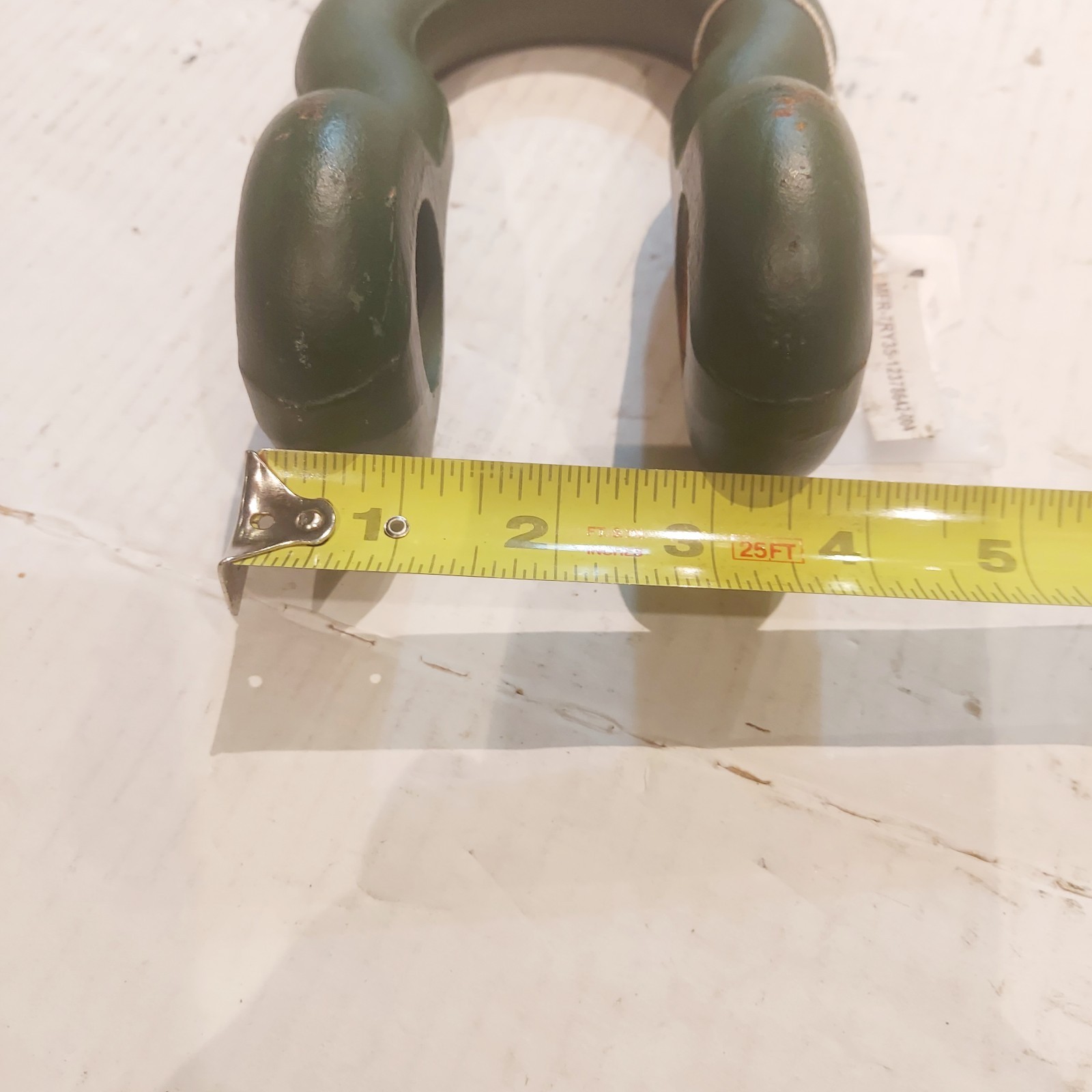 NOS Shackle 9.5T, 1-1/8", 12378642-004, WLL9.5T, 4030-01-391-9599, FMTV