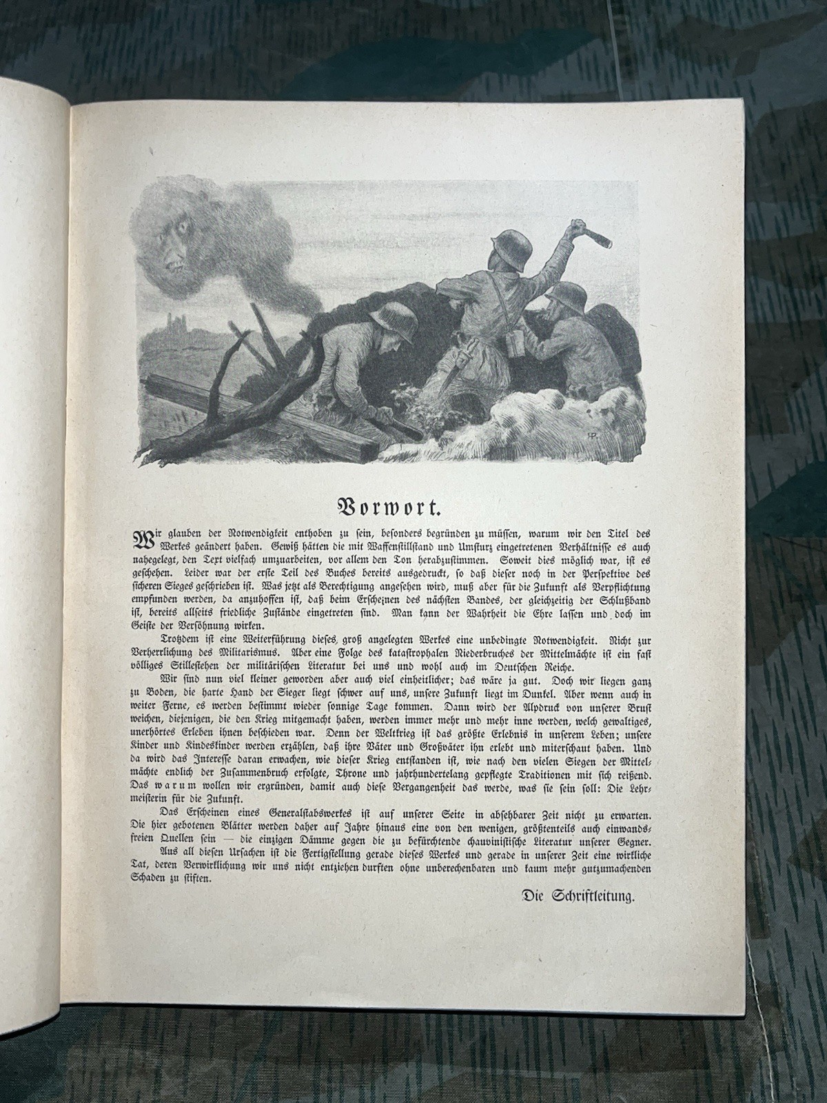 WW2 German Era Original Die Geschichte Des Weltkriegs Book #2 on German Military