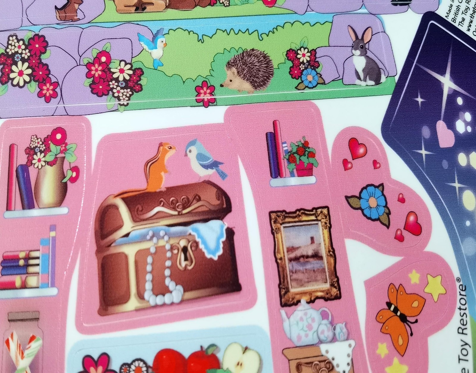 Toy Restore Replacement Stickers fits Little People Klip Klop Castle Stable