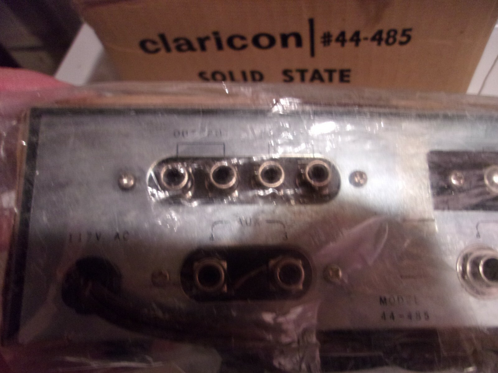 Rare Vintage Claricon Solid State Mike Mixer Preamplifier Audio New Old Stock