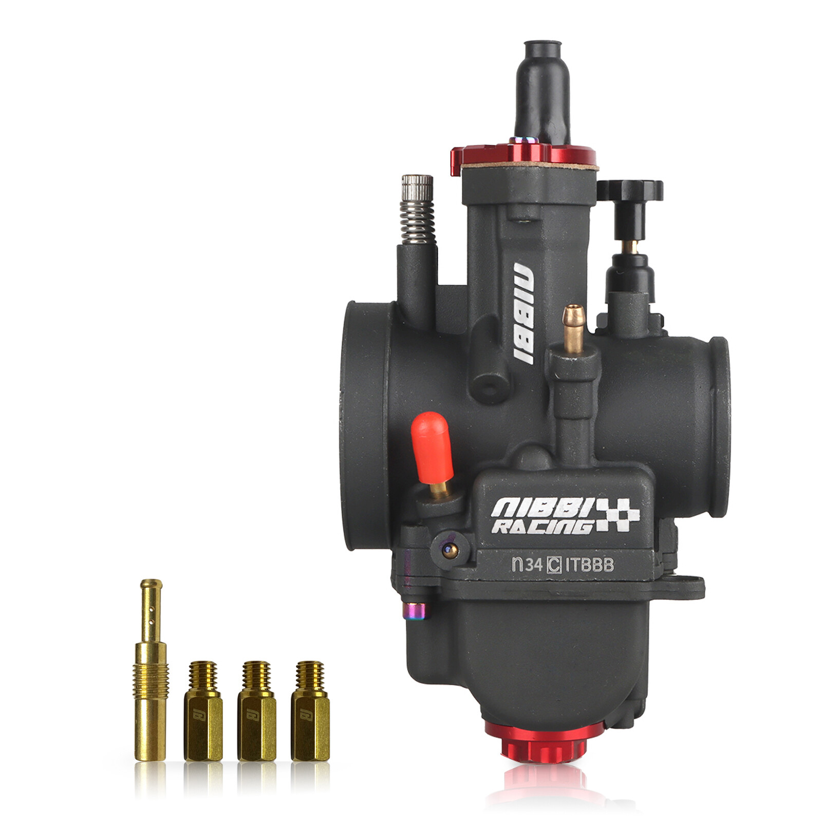NIBBI Racing PWK34mm Carburetor Carb w/ Jets For 1999-2004 Yamaha TTR225 TTR 225