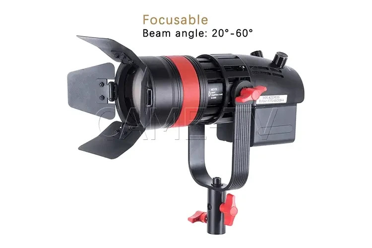 Came-TV Boltzen Q-Series 55W High Output Fresnel Focusable Daylight LED Light wi