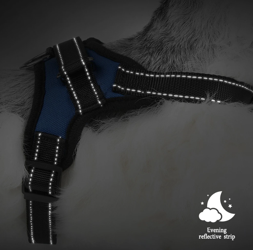 No Pull Dog Pet Harness Adjustable Control Vest Dogs Reflective XS S M Large XXL