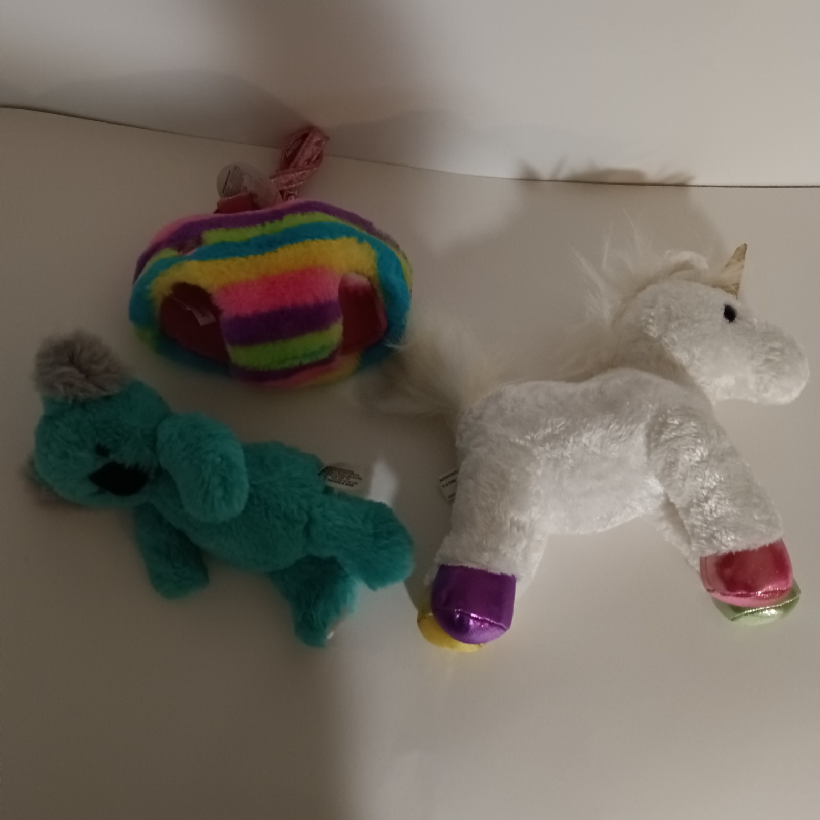 World's Softest Plush Bear And Aurora Unicorn Mixed Lot Of 2 Plush Toys