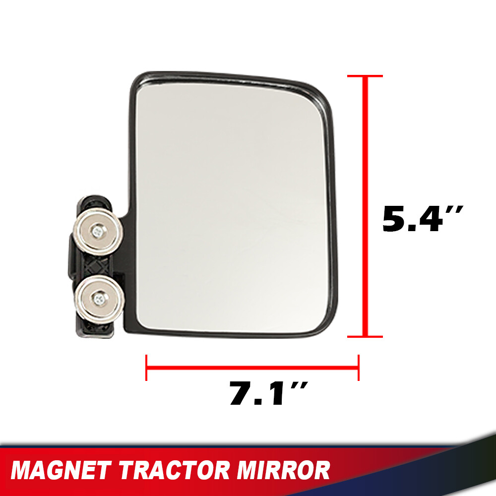 Pair 228lb Rated Magnetic Mirror Tractor View Mirrors For Kubota John Deere 2PCS