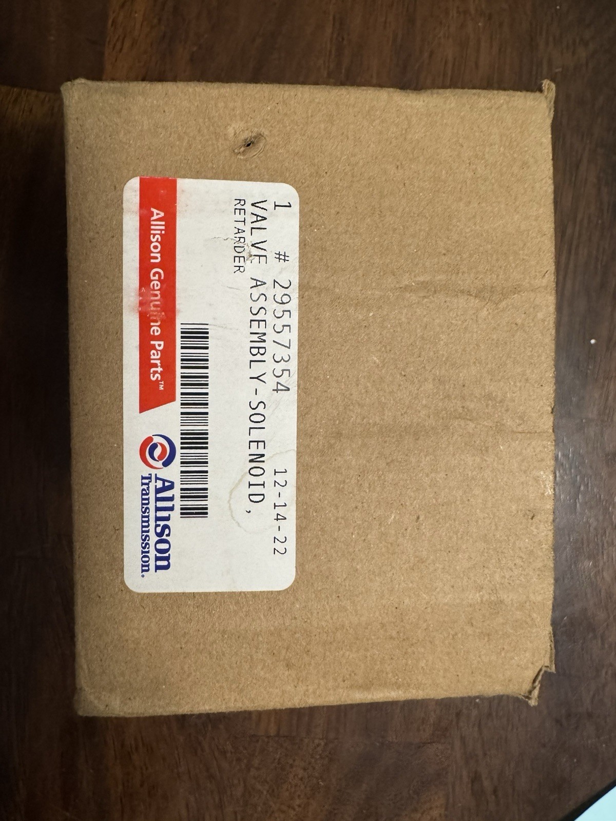 Allison Transmission Solenoid Retarder Valve 29557354 NEW FREE SHIP