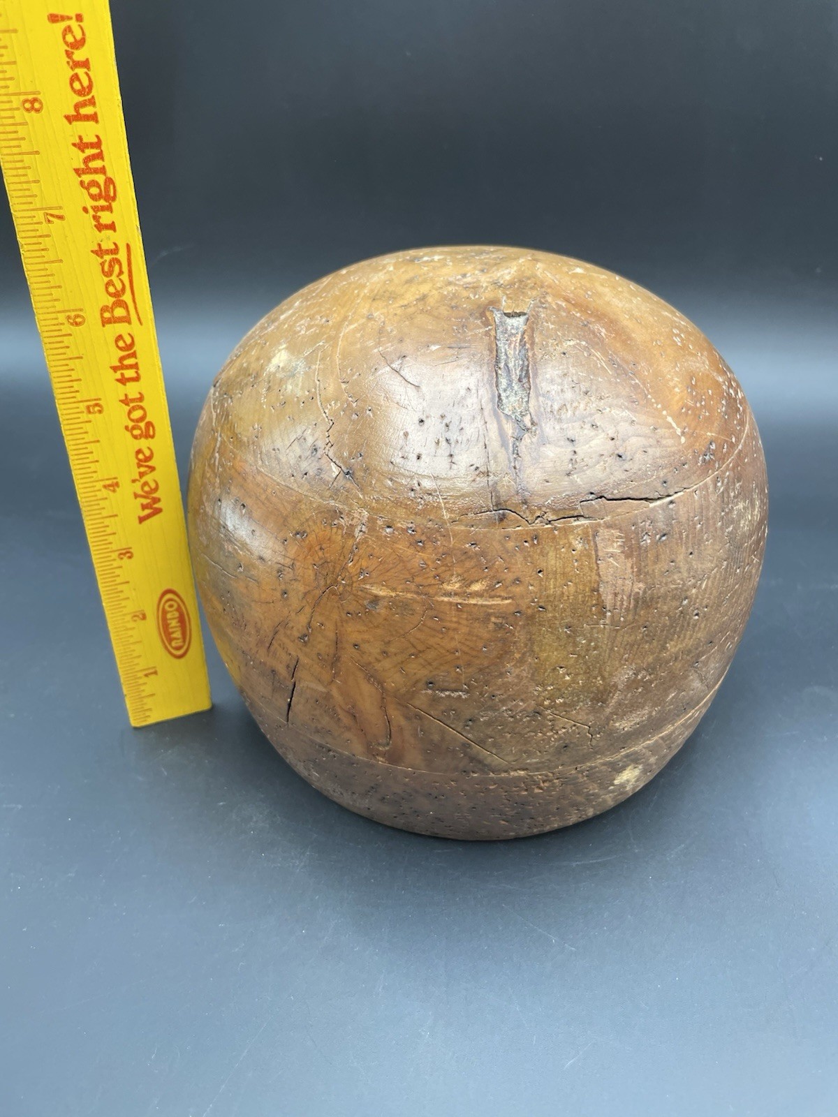 Vintage Millinery Wood Hat Block Mold Form Antique Hatter tool