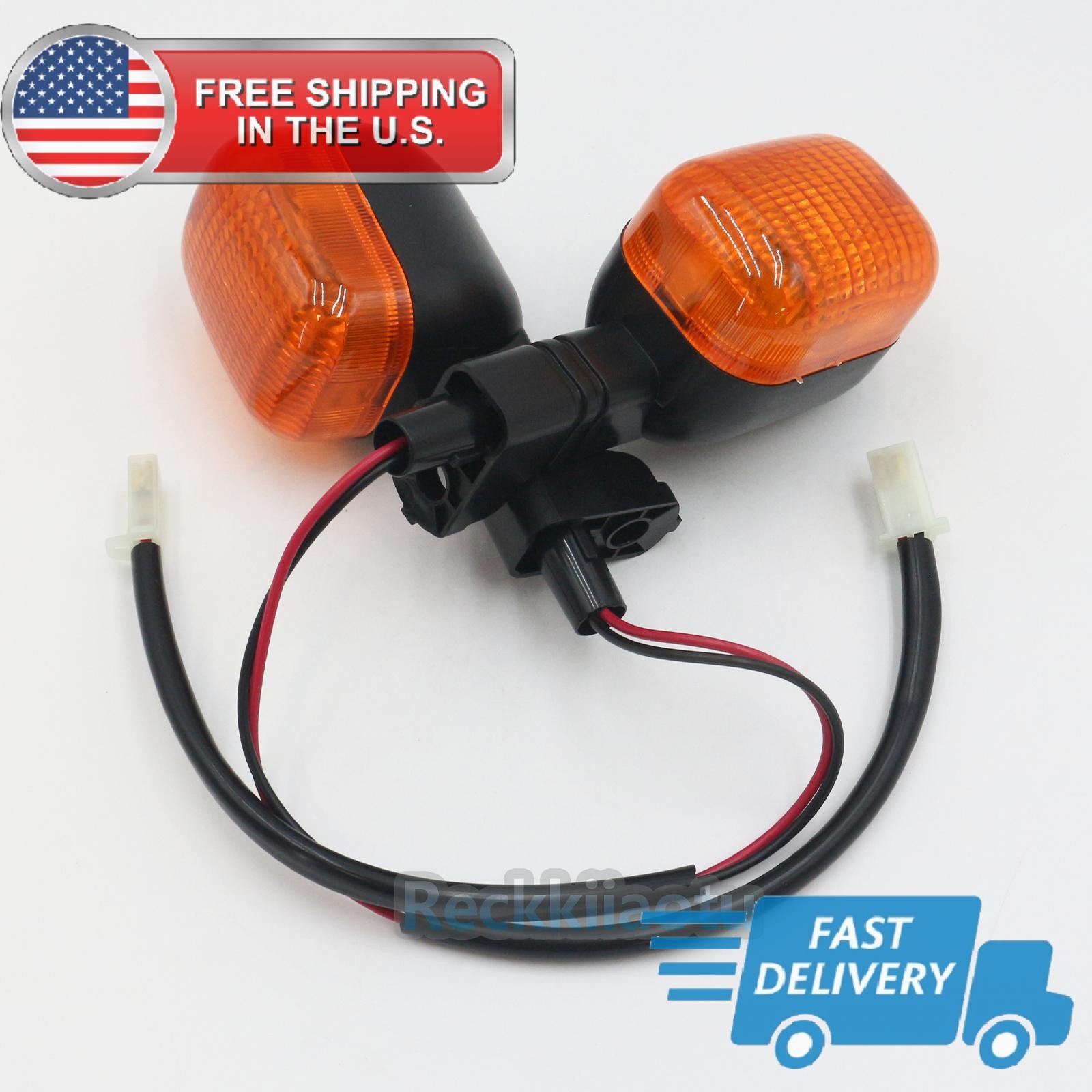 Pair Rear Scooter Turn Signal Blinker Light For Yamaha Zuma 50 YW50 50F 50FX US