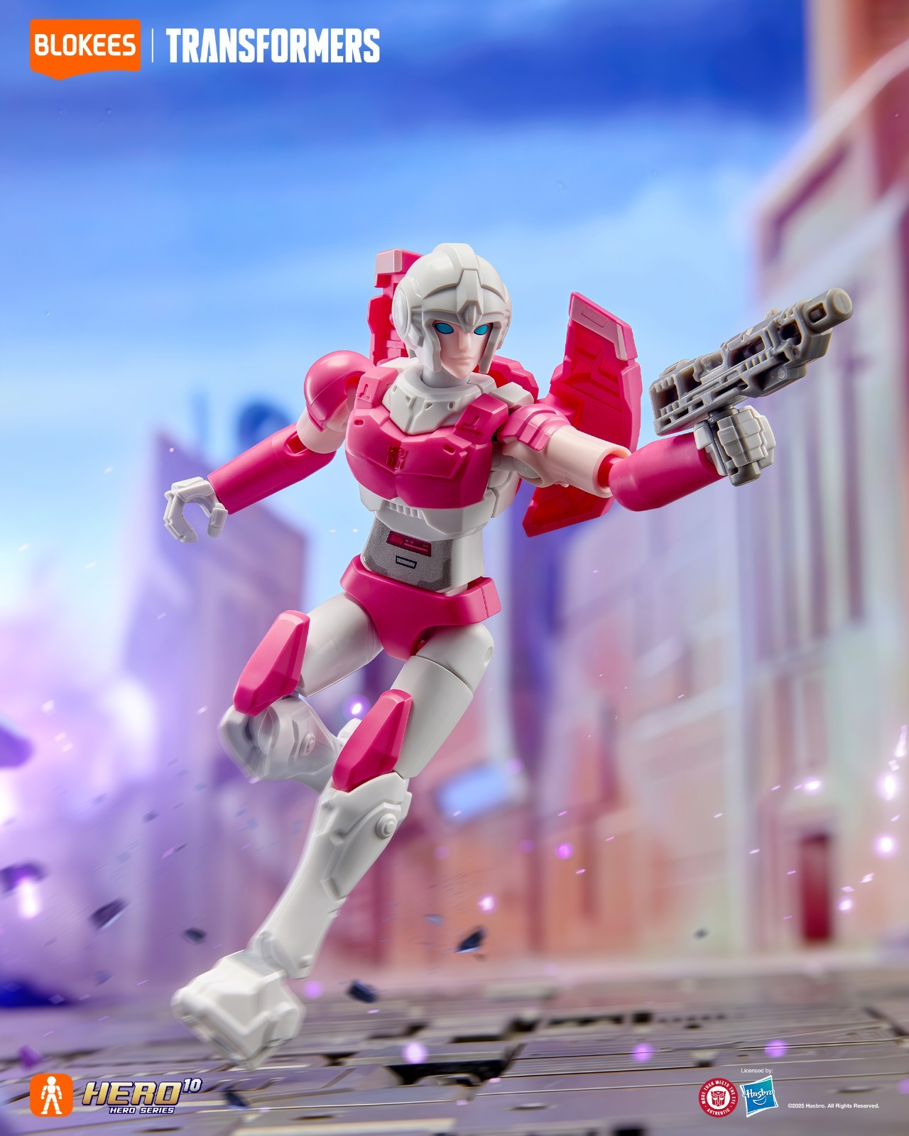 Transformers Blokees Galaxy Version 9 Arcee Model Kit Action Figure U.S. ENGLISH