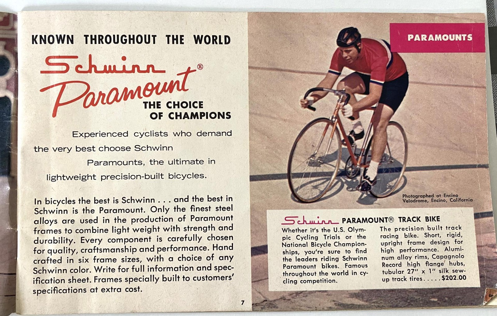 original 1969 Schwinn Bicycle CATALOG Paramount Sting-ray Cycle Truck Run-a-bout