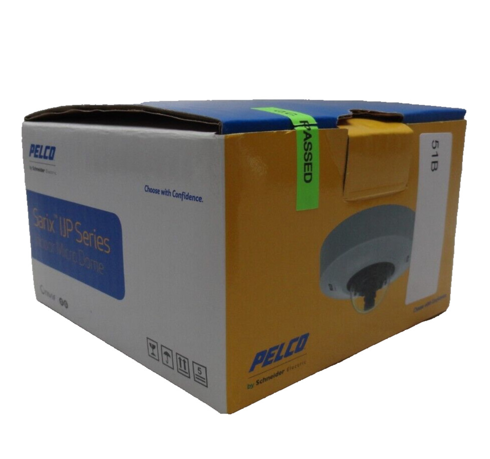 Pelco Sarix IJP IJP221-1IS 2 Megapixel Network Indoor Dome Camera 2.8mm Lens