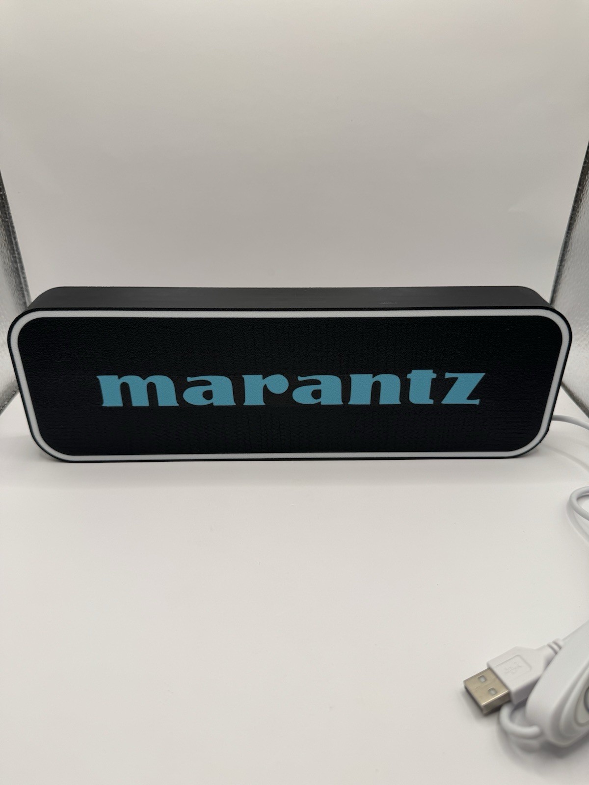 Marantz Light Up LED Sign - Vintage Audio Stereo Equipment - USB Powered