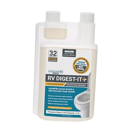RV Digest-It RV Toilet Treatment, 32 Uses, Super 32 Fl Oz (Pack of 1) Ultra