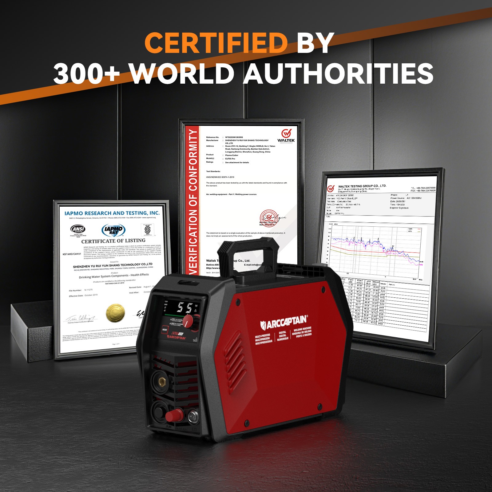2026 ARCCAPTAIN iControl CUT55 Pro Plasma Cutter [APP Control] 55 Amp Non-Touch