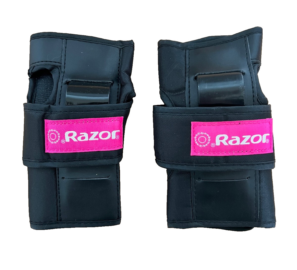 Razor Protective Gear Child 5+ Kids Replacement Pink/Black Wrist Guards Only