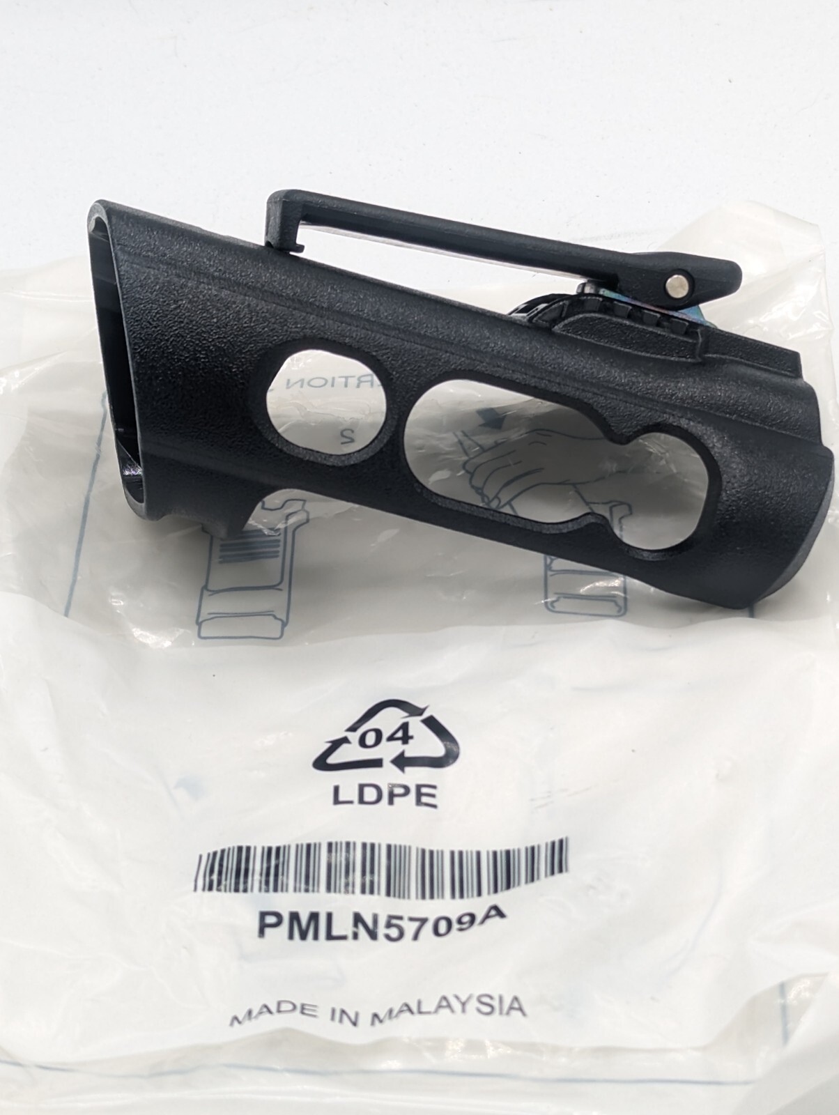 Motorola  PMLN5709 PMLN5709A Plastic Holster W/Clip APX6000 APX8000 VHF