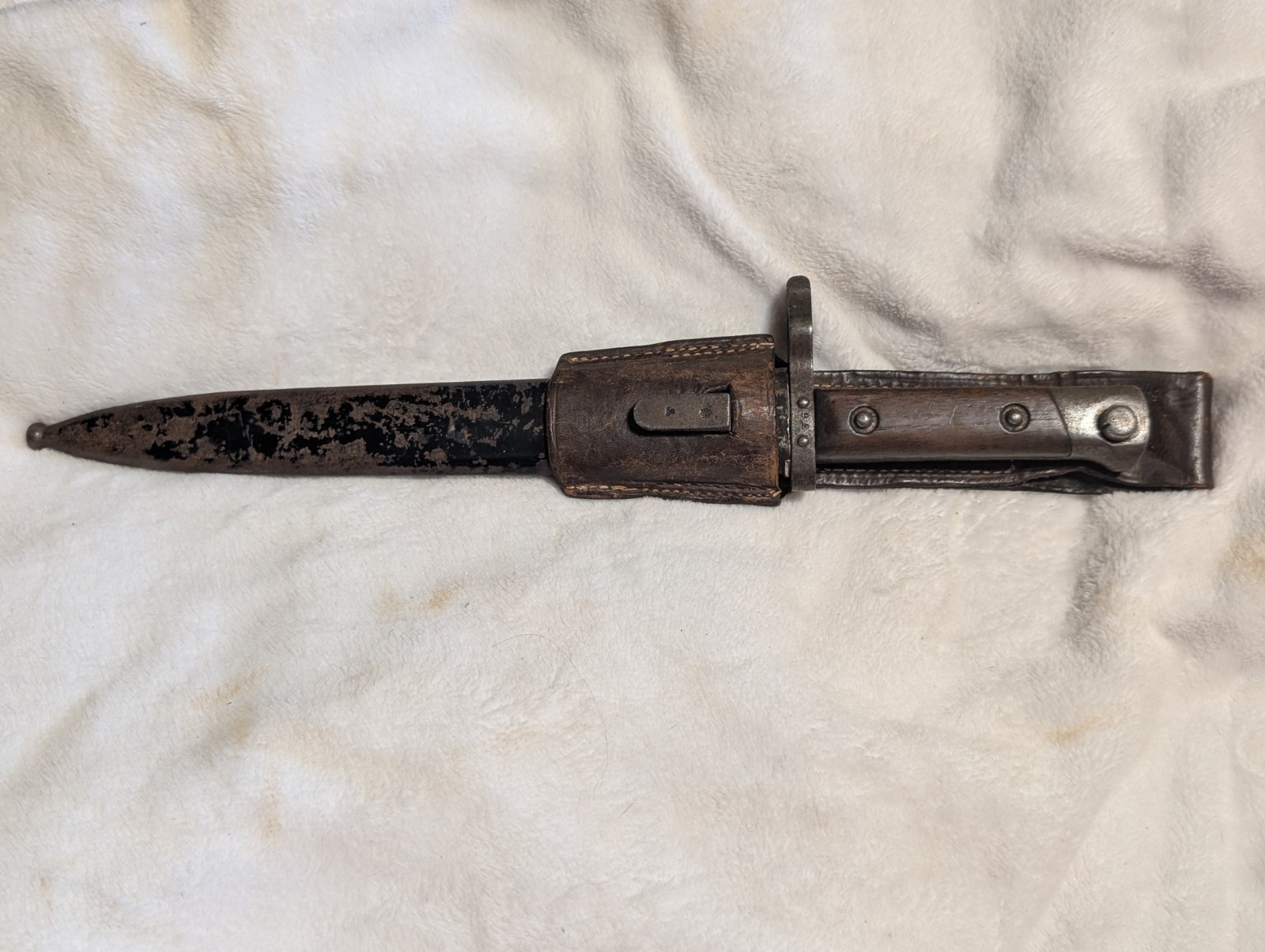 WWI Austrian M1895 Bayonet W/ SCABBARD Steyr Mannlicher M1895 Cavalry Carbine