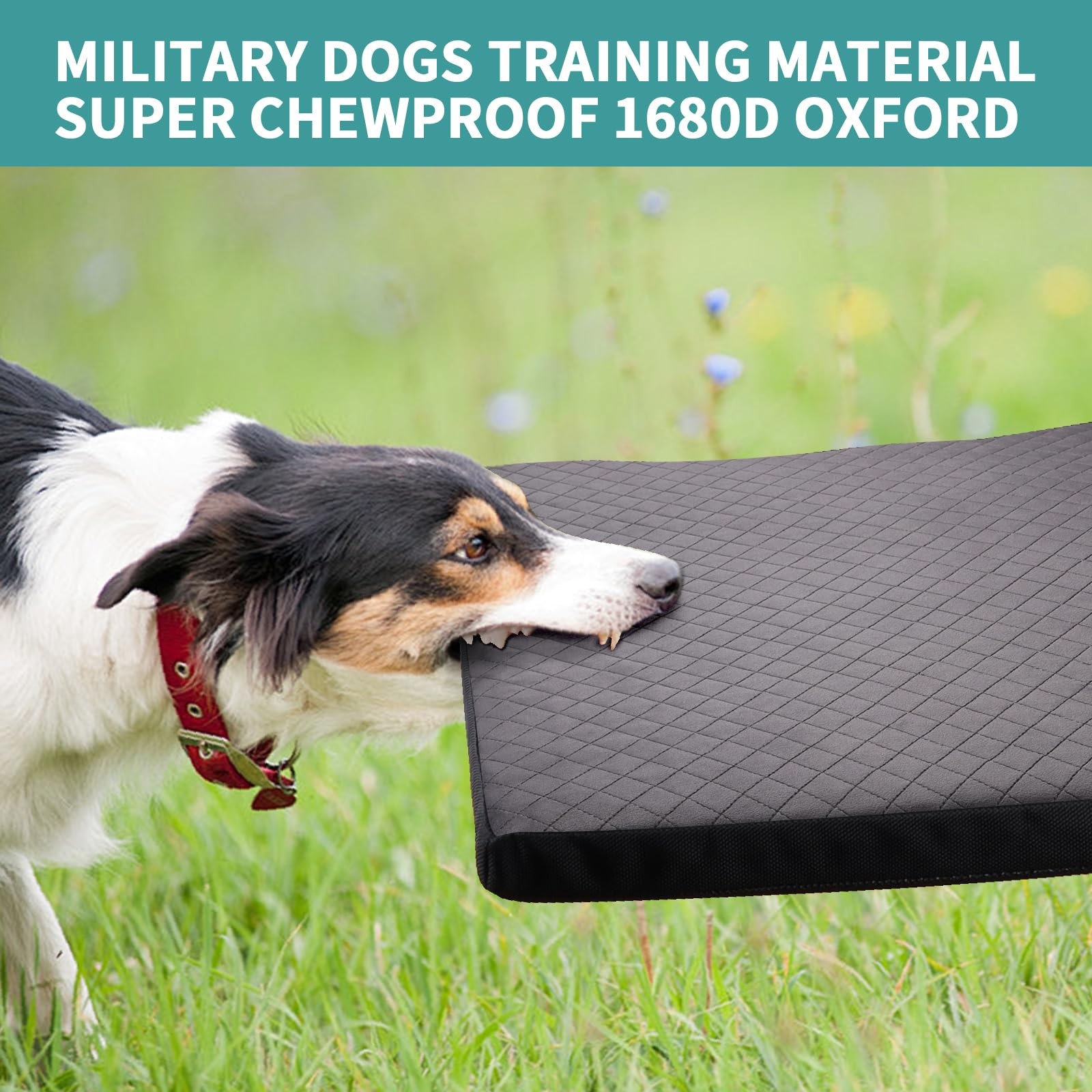 Indestructible Dog Beds, Chew Proof Dog Crate Pad for Aggressive Chewer, Wash...