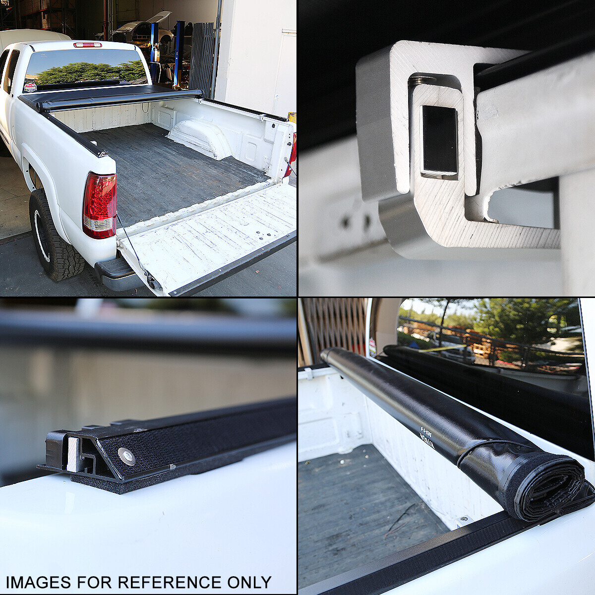 FOR 89-04 TOYOTA PICKUP/TACOMA 6FT SHORT BED SOFT VINYL ROLL-UP TONNEAU COVER