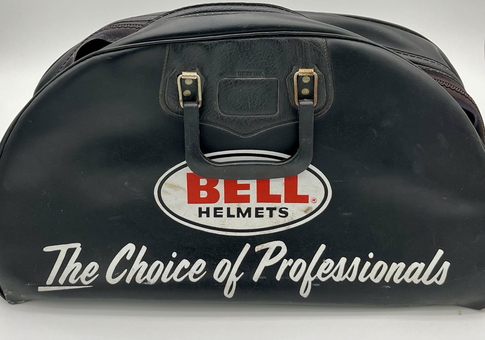 Vintage Vinyl Peters Bag Bell Helmets The Choice Of Professionals Racing REPAIRS