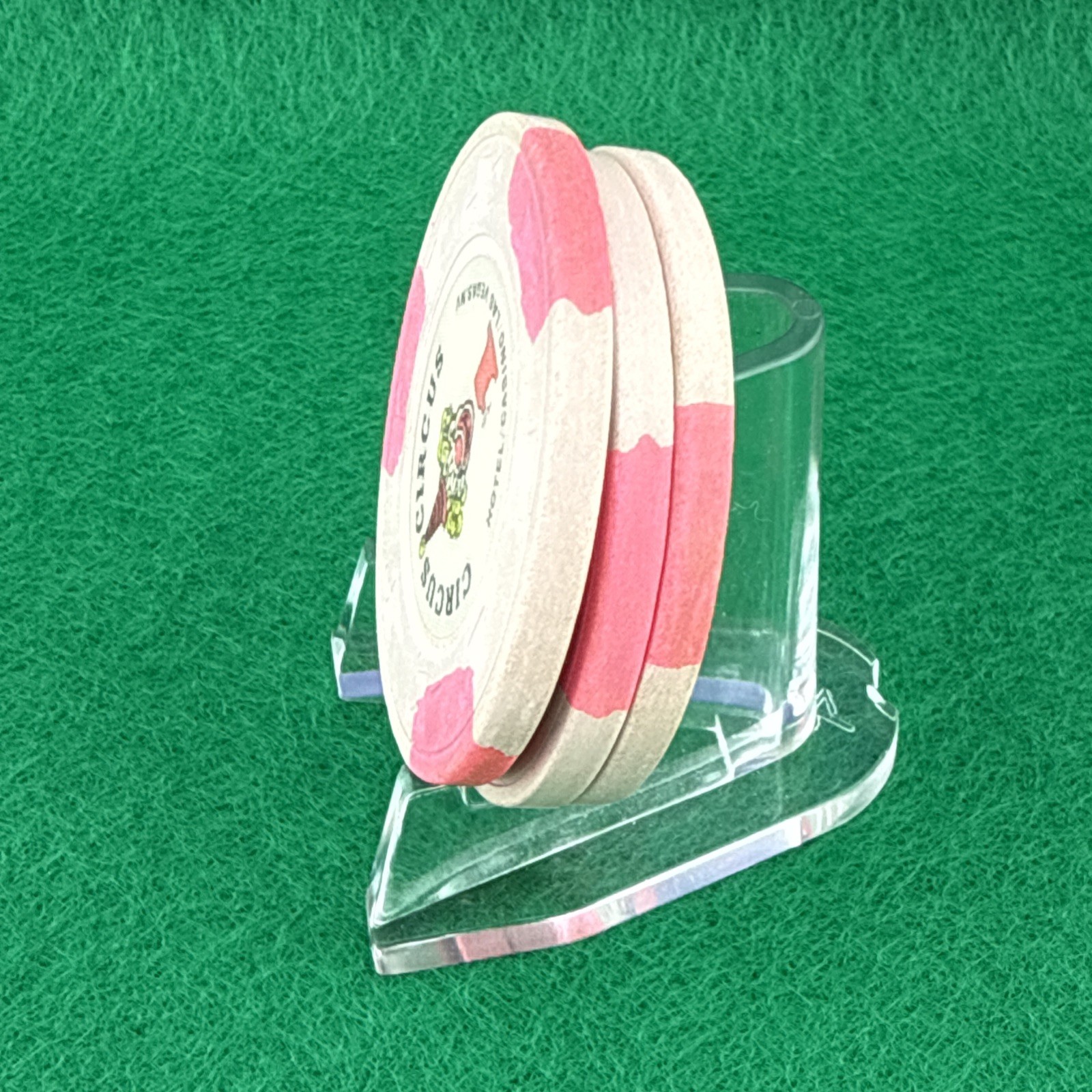 Circus Circus $1 Poker Chips Las Vegas Nevada Casino Gambling Token - Lot of 3