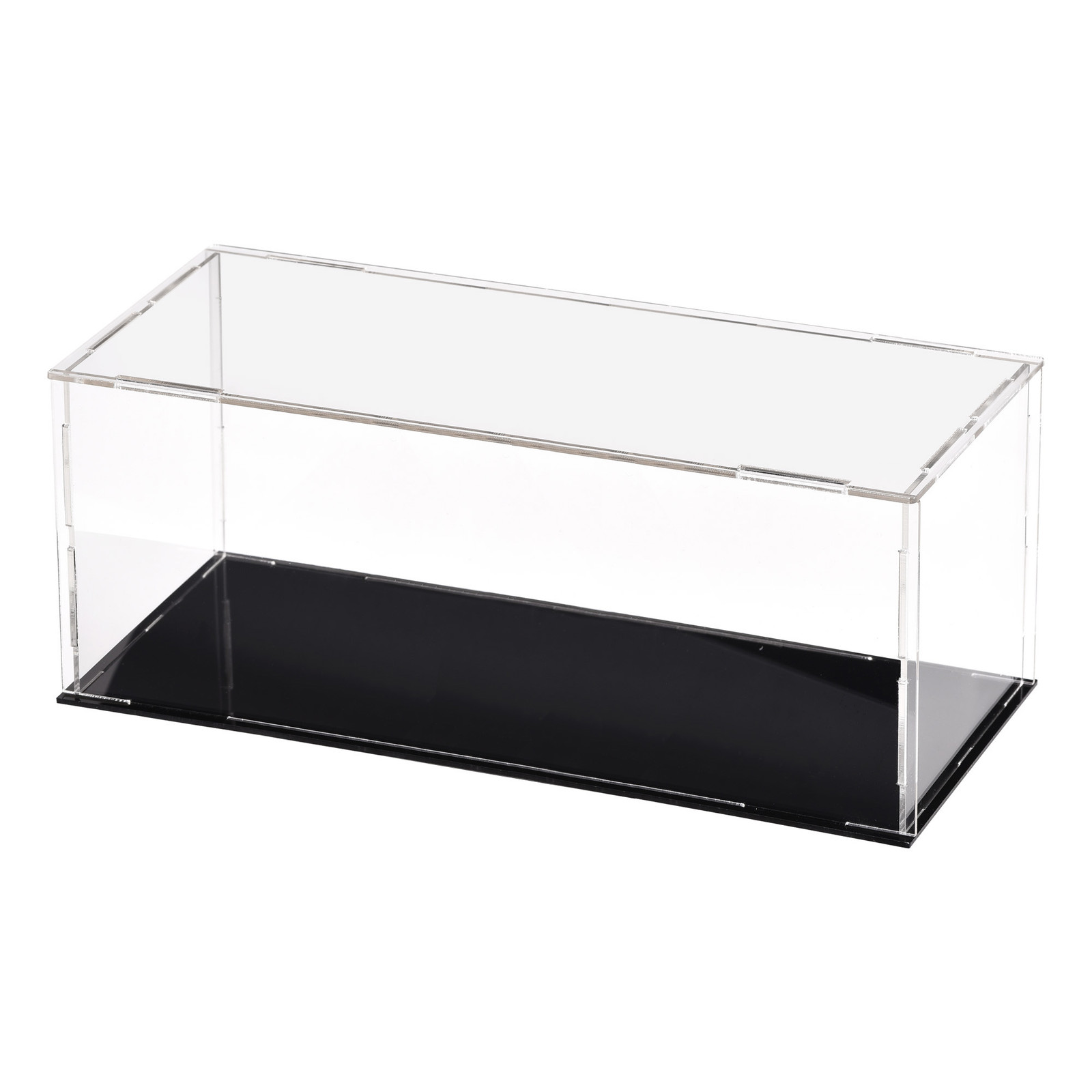 Acrylic Clear Display Case Box Dustproof Protection Showcase Box 25x10x10cm