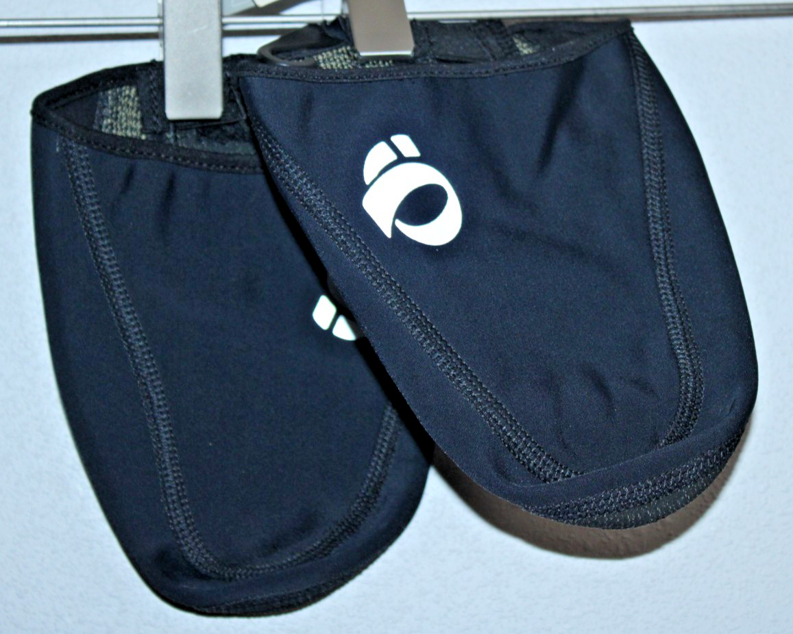 Pearl Izumi Cycling Thermal Shoe Toe Covers L/XL Black 5.5x4.5" Activewear Cafe~