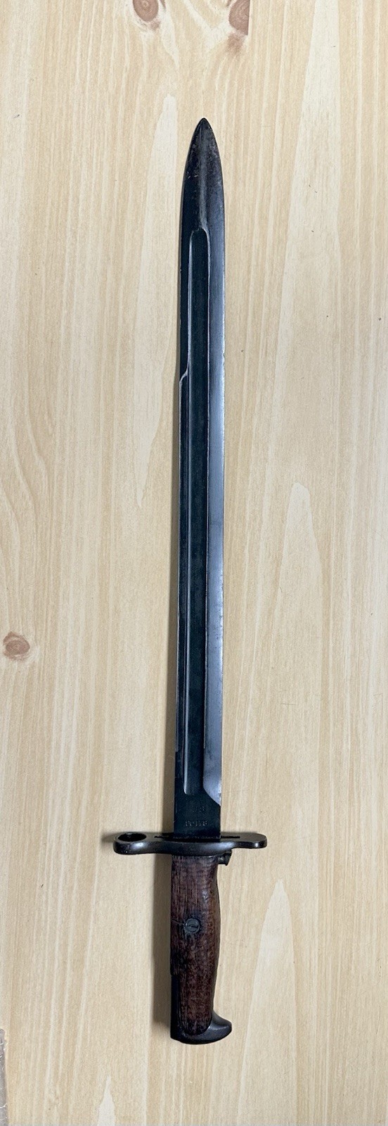 VERY NICE PRE-WWI US M1905 16” BAYONET 1907 ROCK ISLAND ARMORY & US M3 SCABBARD