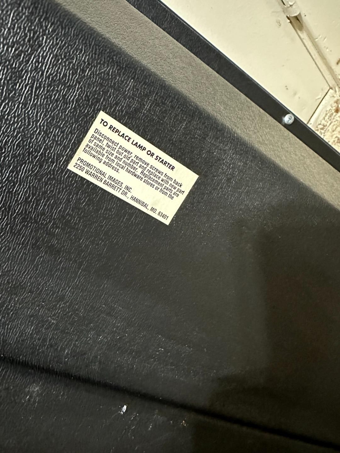 1996 Trek Bicycle Dealer LANCE ARMSTRONG back lit DISPLAY SIGN Tour 'd France