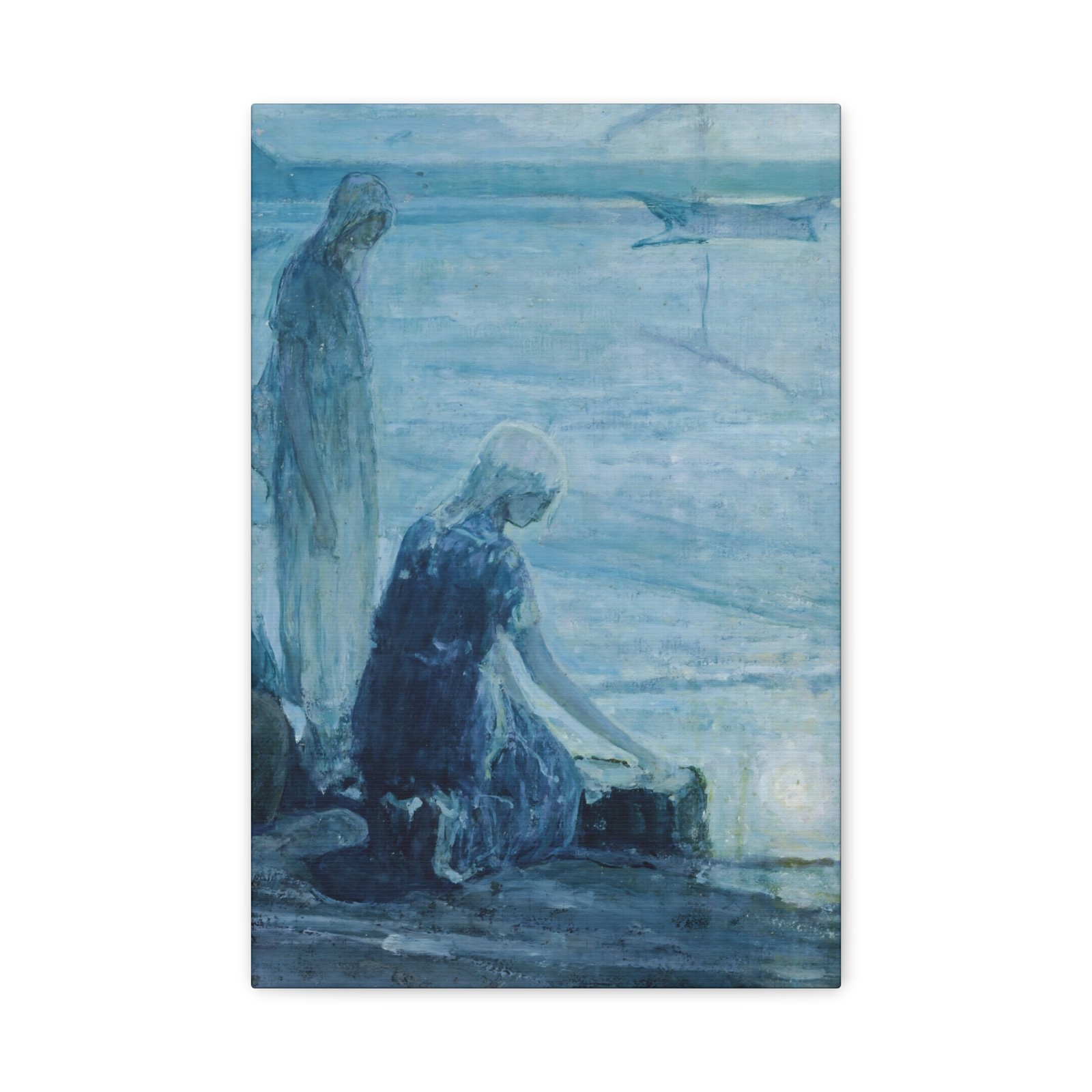 Henry Ossawa Tanner - Moses in the Bullrushes - 1921 - Canvas Wall Art