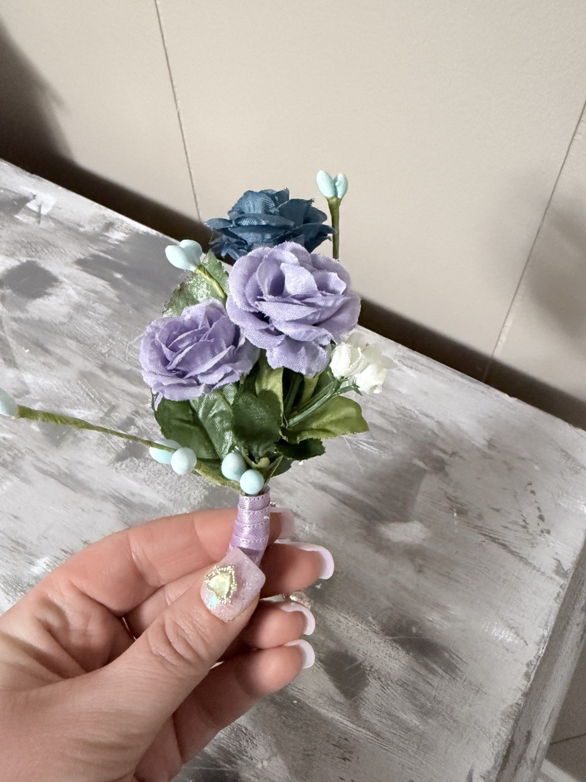 Wedding Boutonniere, Bouquet, Decor 15 Lot