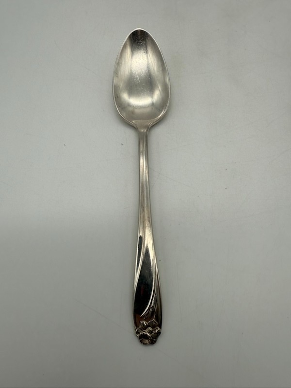 Set of 4 1847 Rogers Bros Daffodil Silver Plate Teaspoons 6"