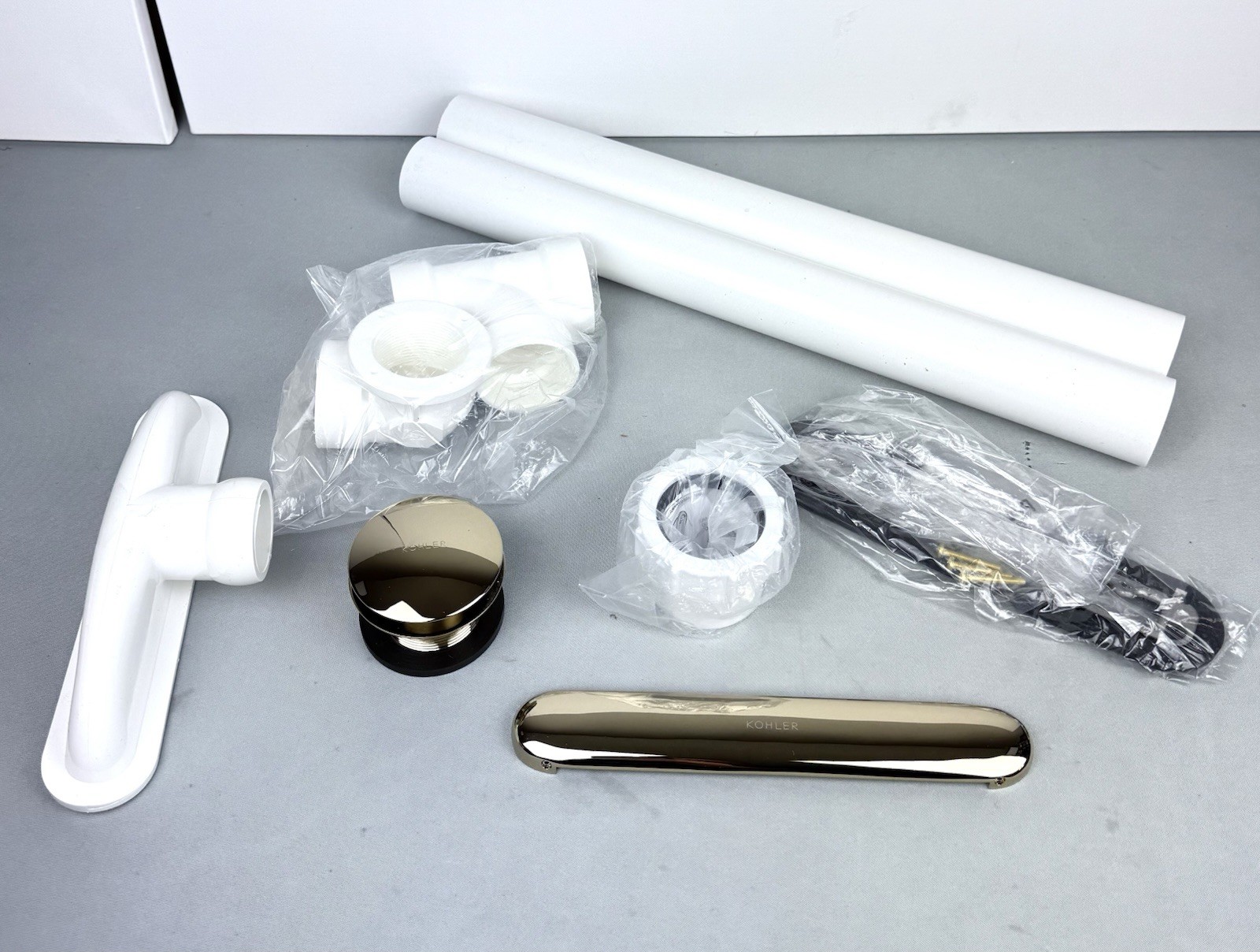 Kohler K-7272-AF Clearflo 1-1/2" Tub Drain Kit with Overflow - French Gold