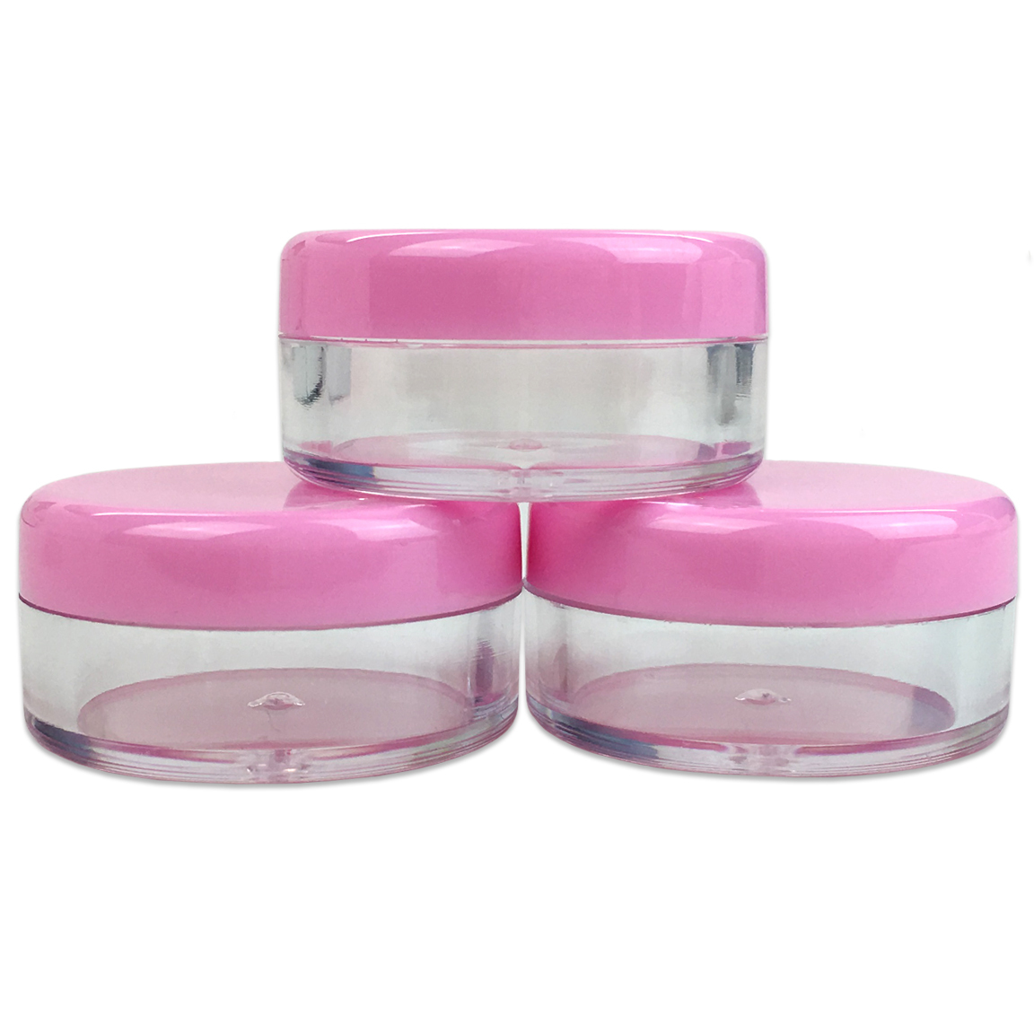 25 Pieces 5 Gram/5ML Plastic Makeup Cosmetic Lotion Cream Sample Jar Containers