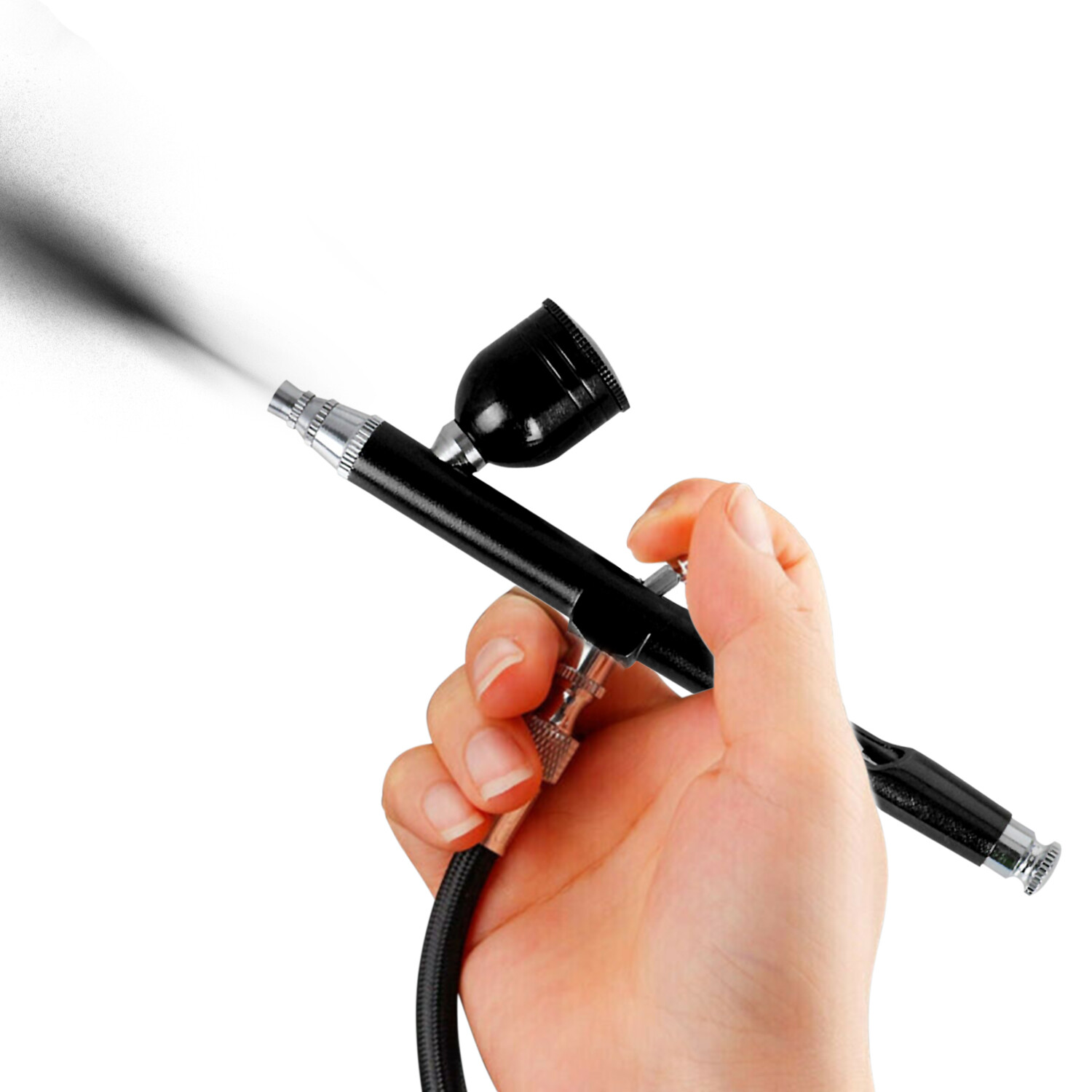 Dual Action Gravity Feed 0.3mm Gun Spray Airbrush Nail Art Paint Tattoo Tool Set