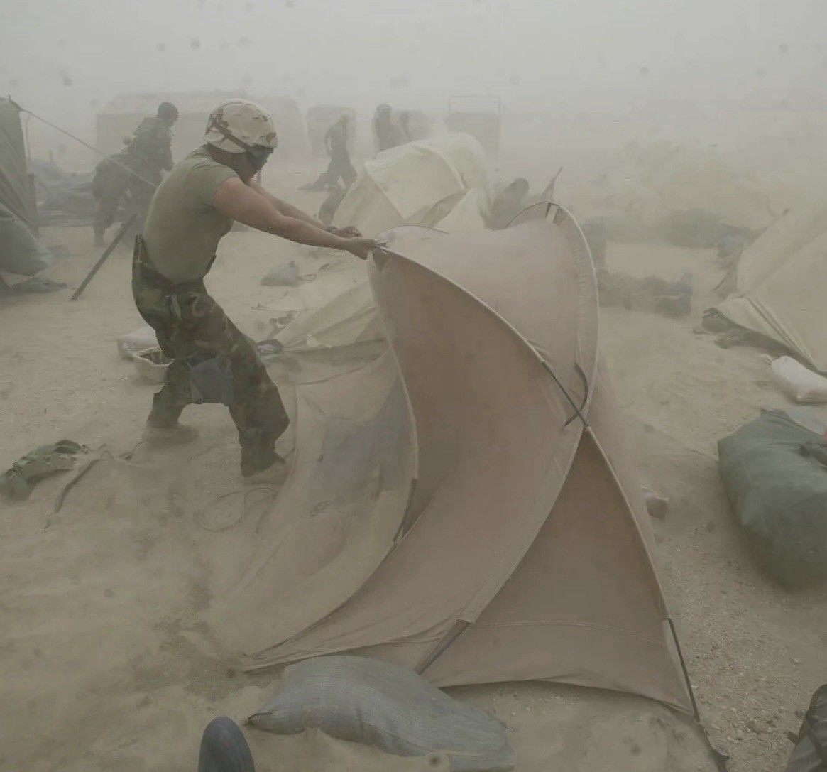 USMC Two Man Combat Tent Woodlands Camo Diamond Brand New old stock