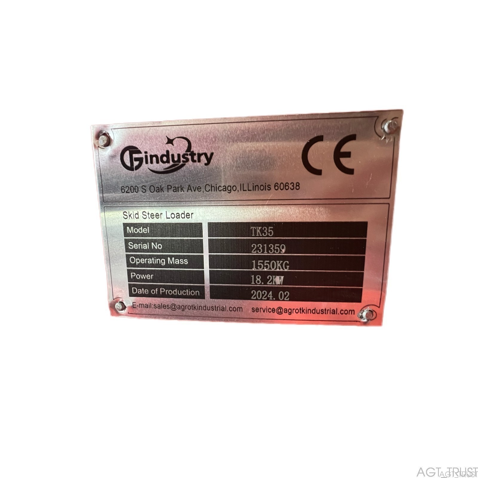 NEW 27HP 1.4 Ton CFG TK35 Tracked Mini Skid Steer Loader with Kubota Engine 2025