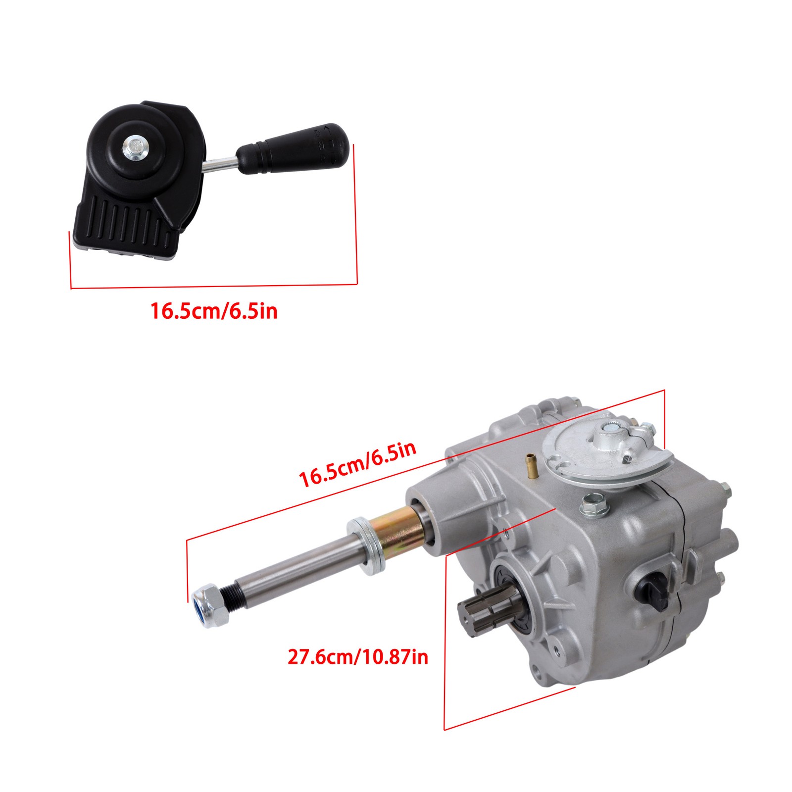 GO KART 40 Series Forward Reverse Gearbox 530 Chain For Predator 420CC 11-18HP