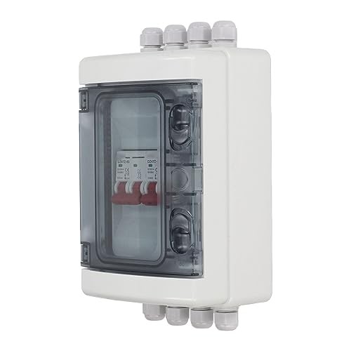 2 in 2 Out DC Miniature Circuit Breaker with Junction Box PV Solar 63A