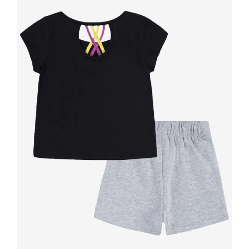 New Nike Little Girl's 4-6X Knit Shorts & T-Shirt 2-PC Set Pick Size & Color