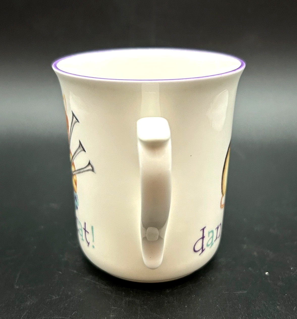 Hamilton & Inches Edinburgh 3-Pc Bone China Children's Dining Set ~ Bagpiper Cat