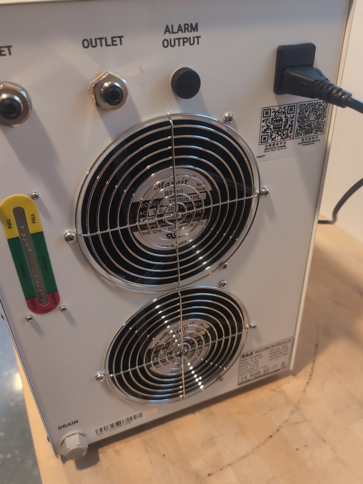 S&A Genuine CW-5200DH Industrial Water Chiller