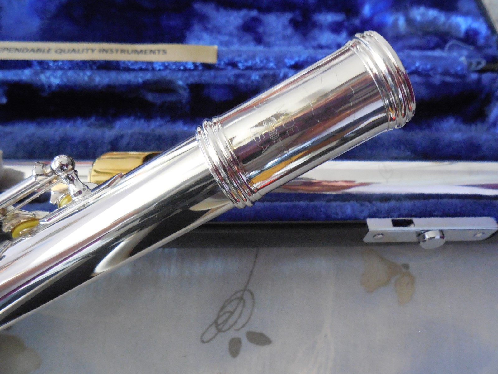 Emerson ELD Reconditioned Open Hole B Foot Sterling Silver Head Flute 3BSH