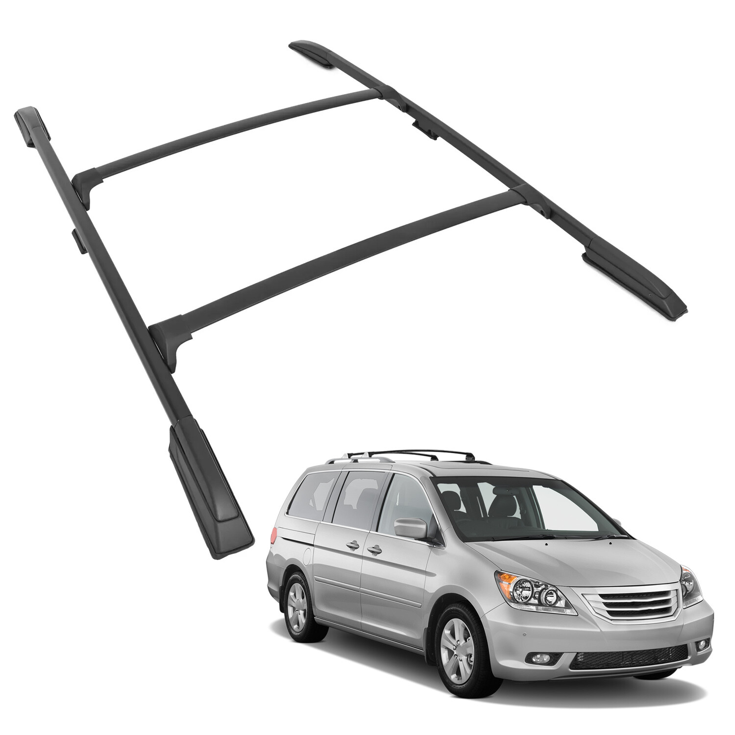 Roof Rack Cross Bar + Side Rail For Honda Odyssey Luggage Carrier 2018-2024