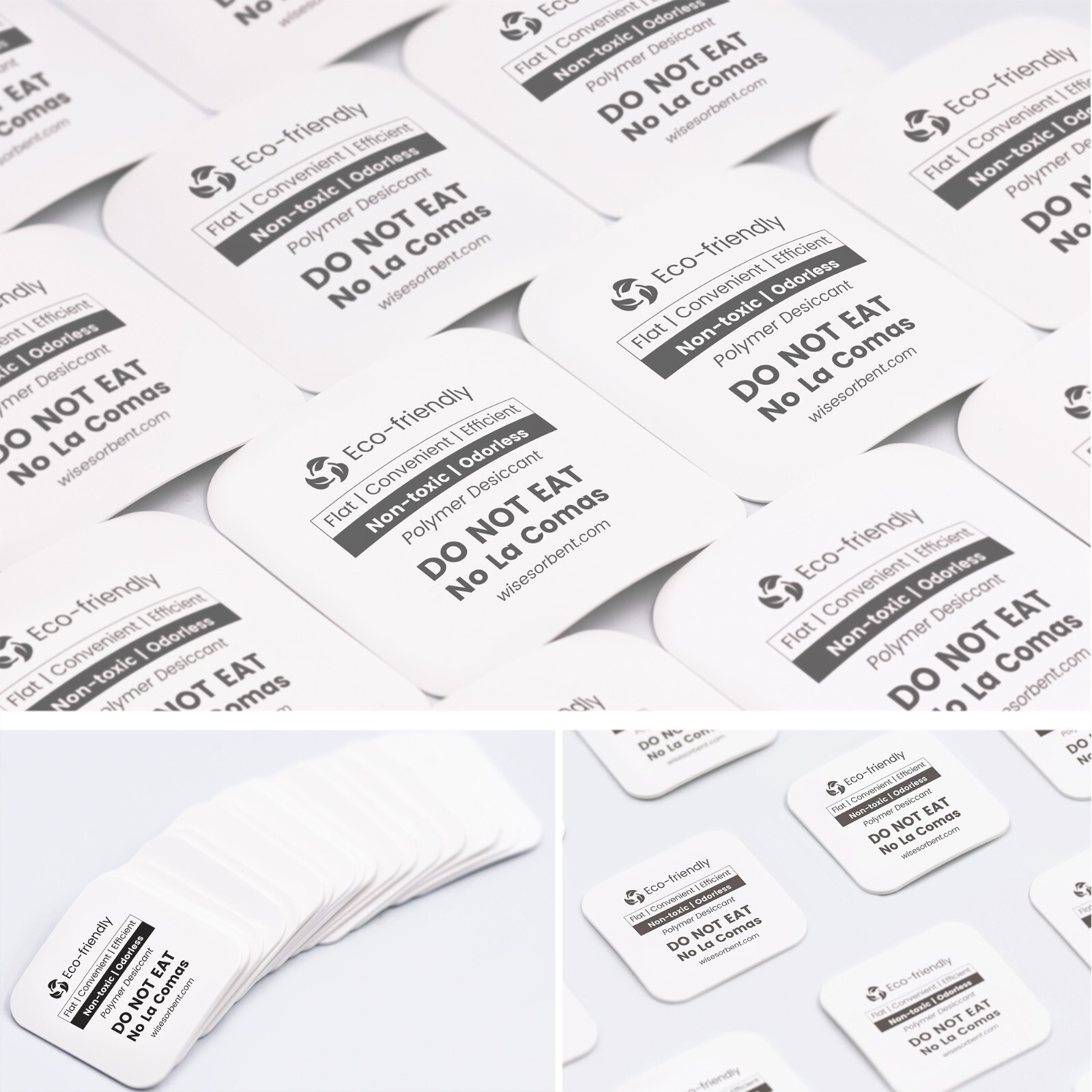 15 Pack Flat Dessicant, Desiccant Packs 5.3x5.3 Inch of Each Piece Dehumidifier