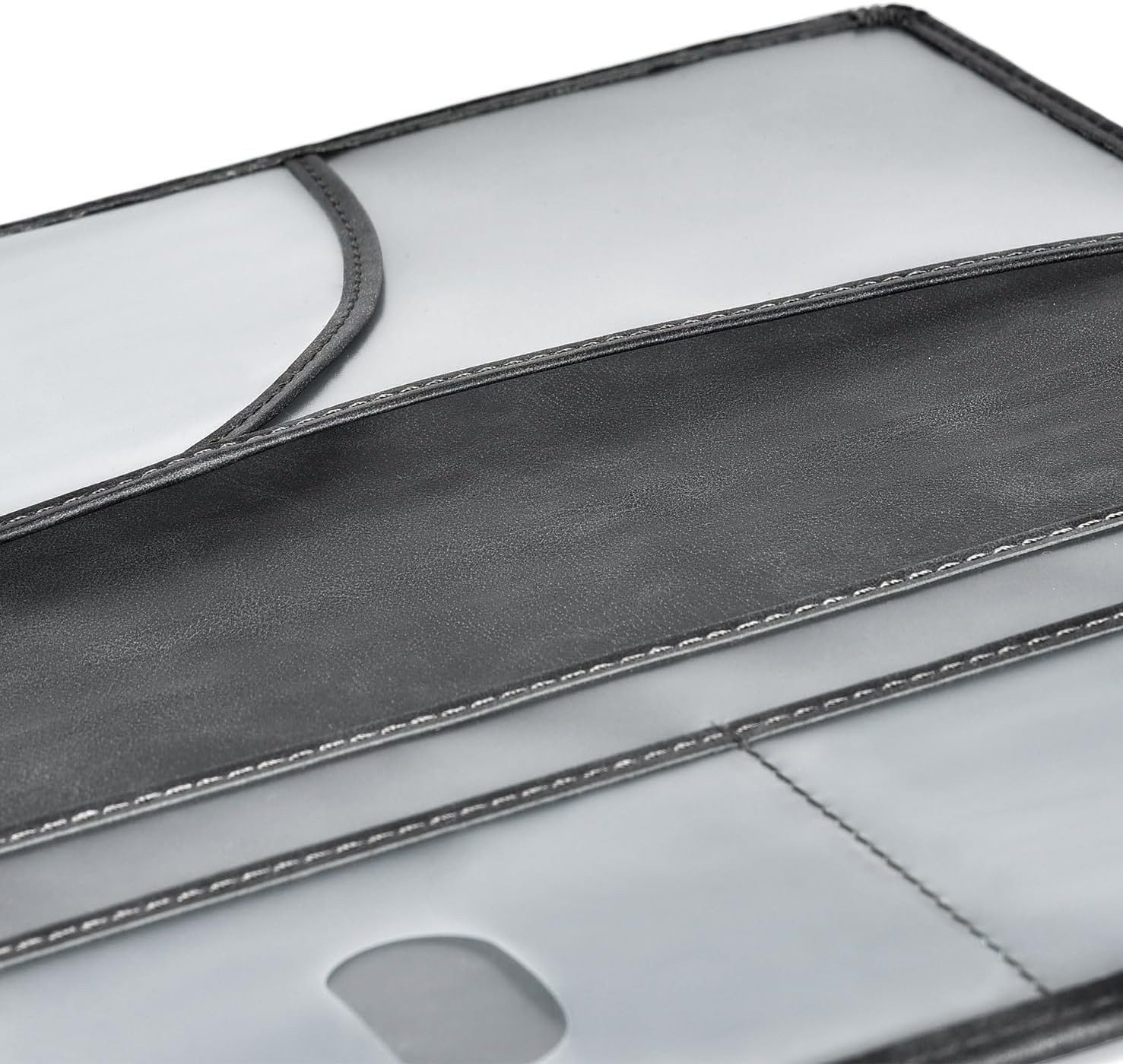 Car Registration and Insurance Card Holder, Leather Vehicle Glove Box Automobile