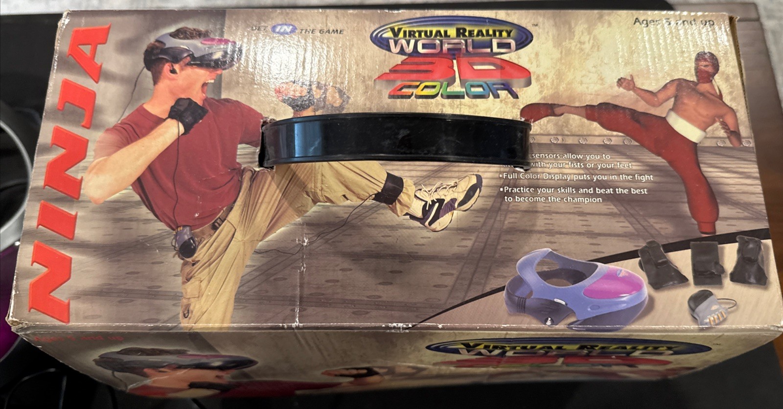 Virtual Reality Ninja 3D Colored Manley Toy Question