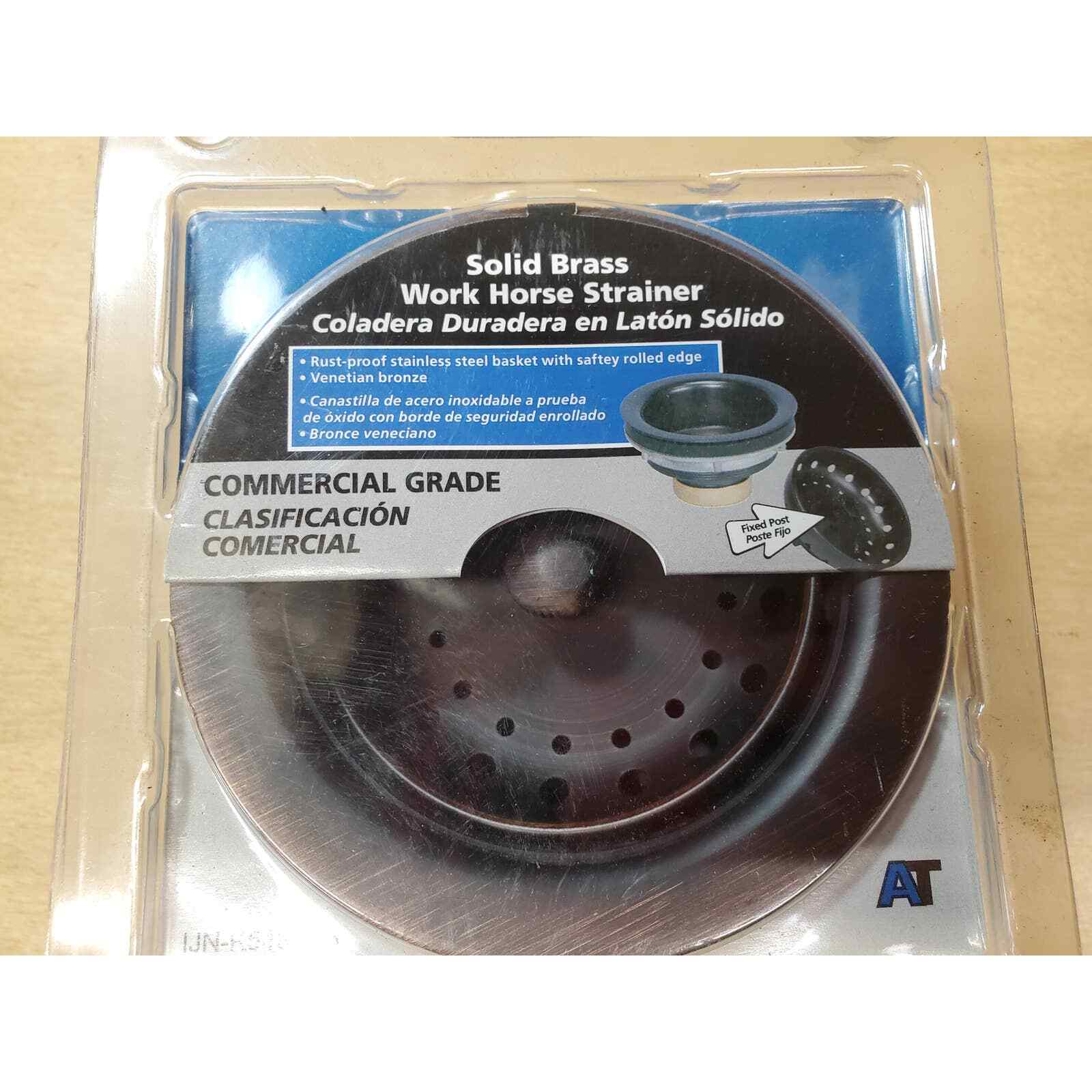 Keeney  IJN-K5435VB Sold Brass Work Horse Strainer Rust Proof Venetian Bronze