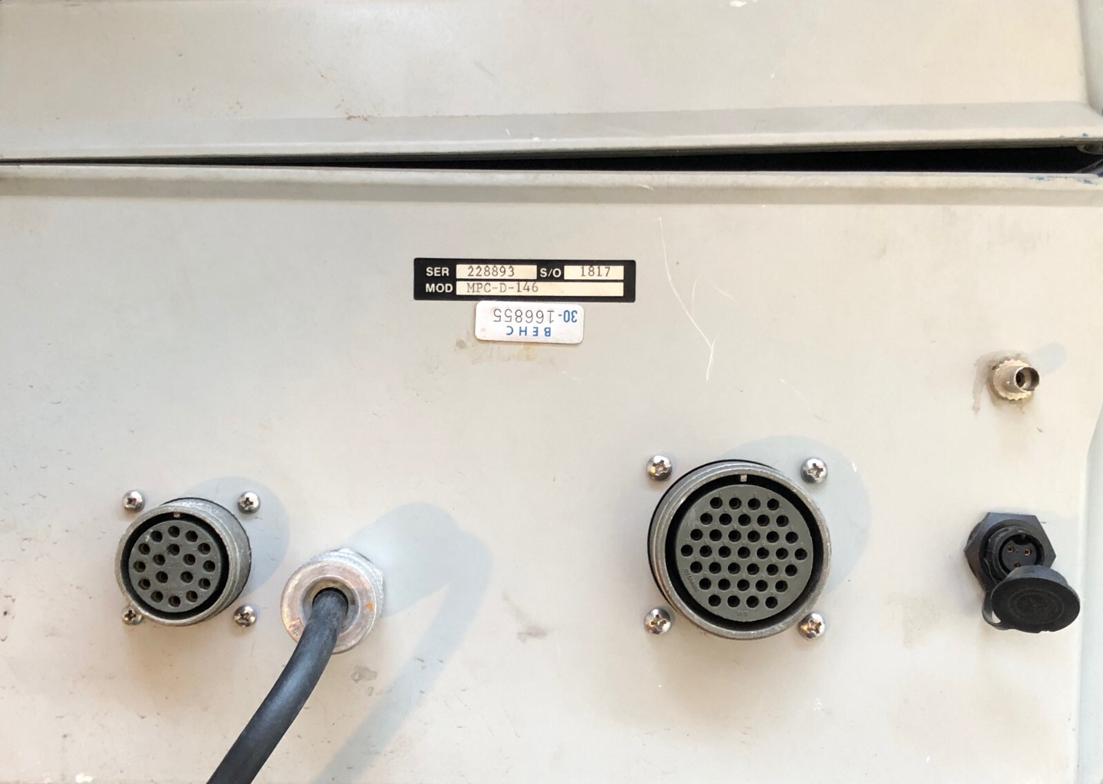 Cohu Microprocessor Camera Control Receiver Hoffman Enclosure MPC-D-146